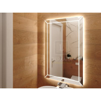Зеркало для ванной с подсветкой Лайн 70х100 см