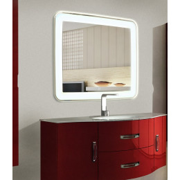 Зеркало в ванную комнату с подсветкой Милан 110х100 см